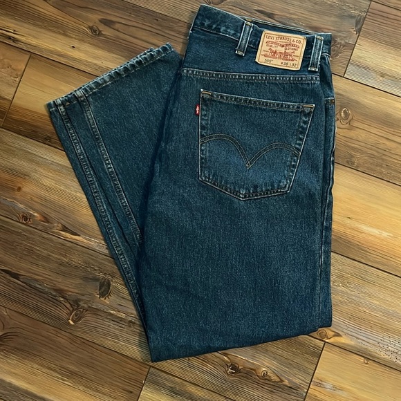 Levi's 505 Men's Blue Jeans - Picture 3 of 6